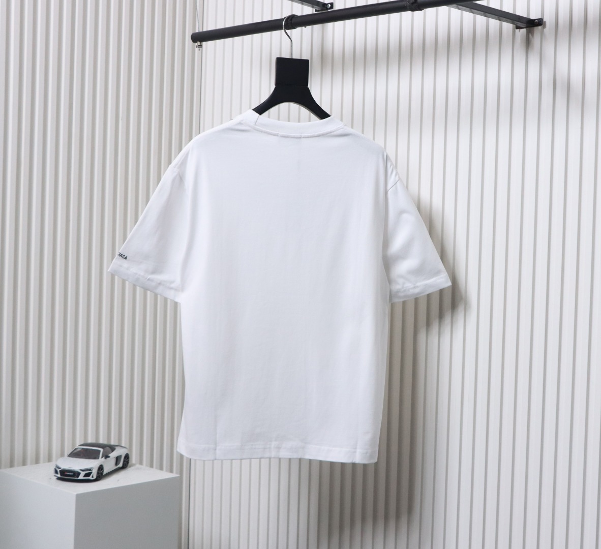 Balenciaga Diamond Headphones T-shirt White