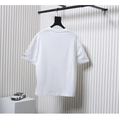 Balenciaga Diamond Headphones T-shirt White 02
