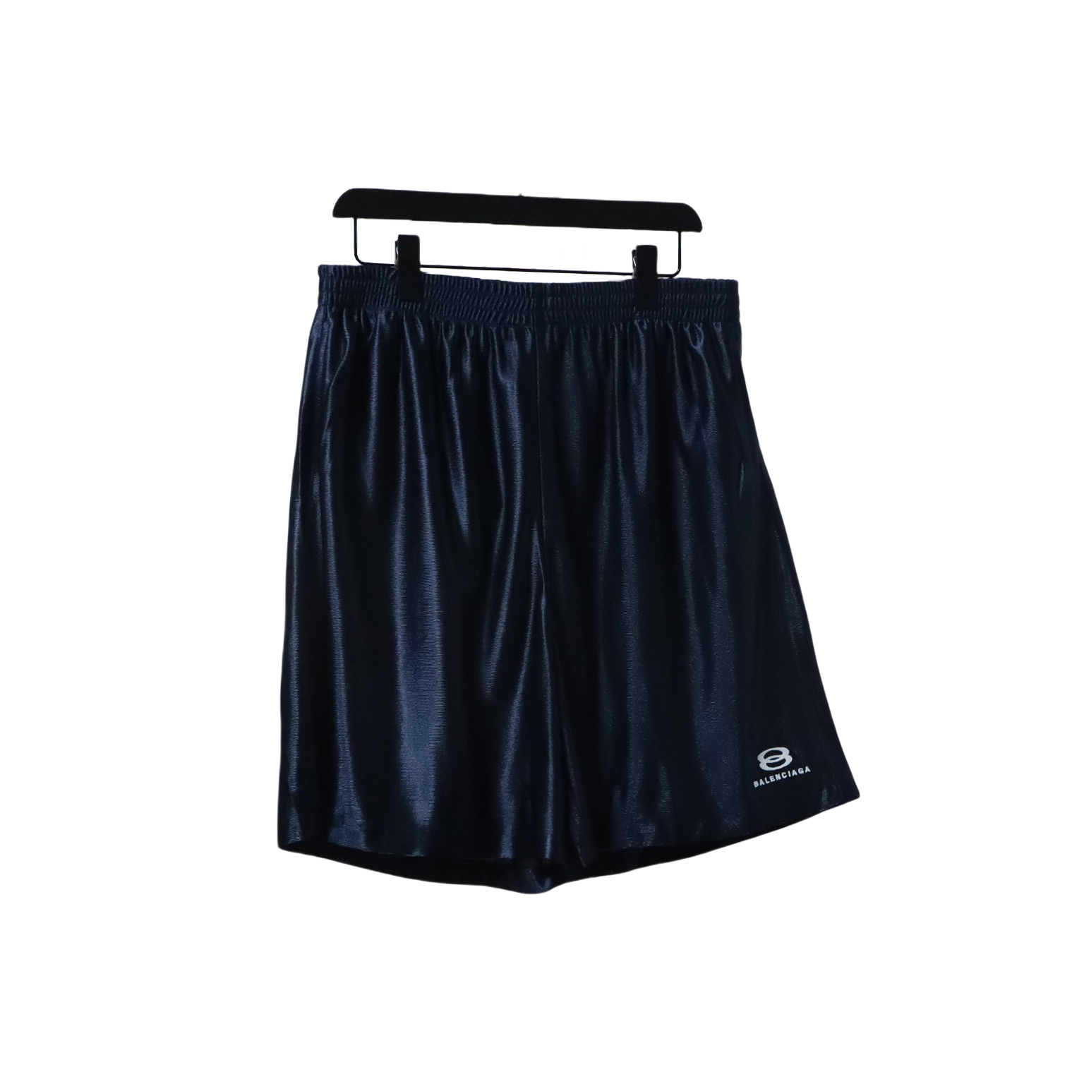 Balenciaga Logo Embroidered Shorts