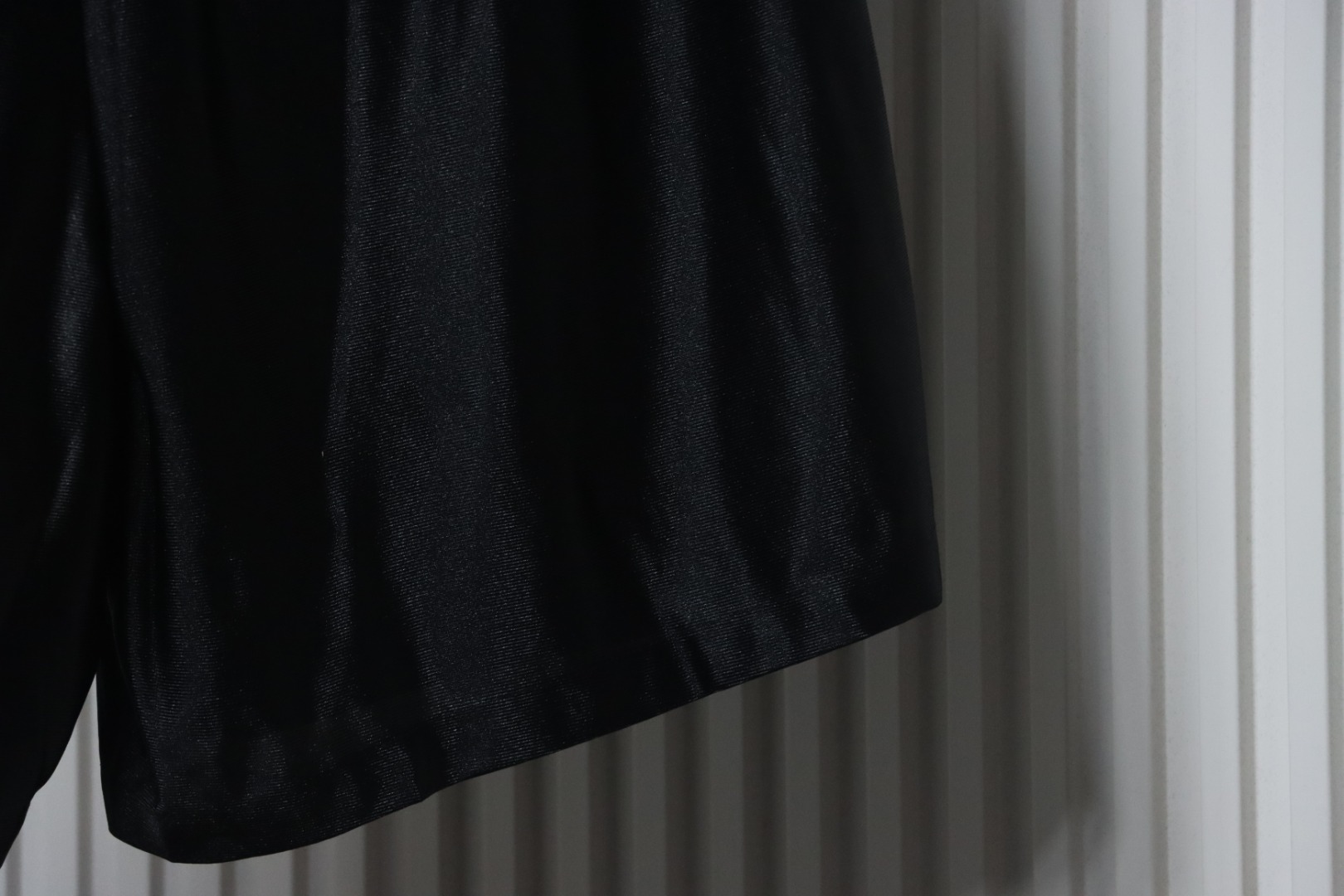 Balenciaga Logo Embroidered Shorts Black