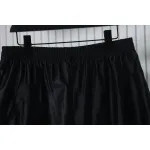 Balenciaga Logo Embroidered Shorts Black