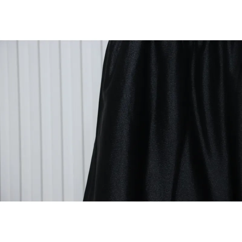 Balenciaga Logo Embroidered Shorts Black
