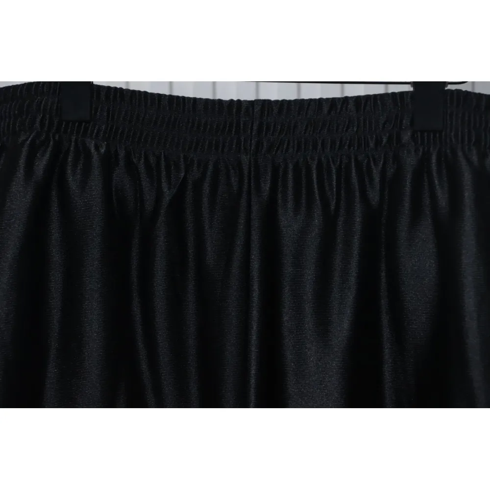 Balenciaga Logo Embroidered Shorts Black