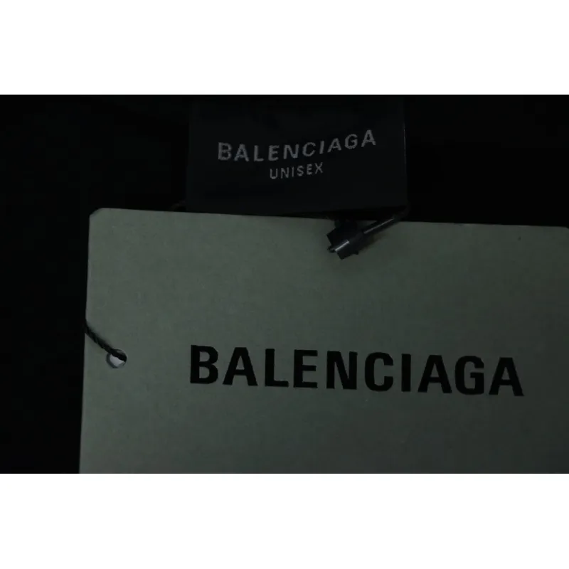Balenciaga Logo Embroidered Shorts Black