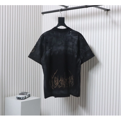 Balenciaga Reflection Moonlight Night Eiffel Tower T-shirt Black 02