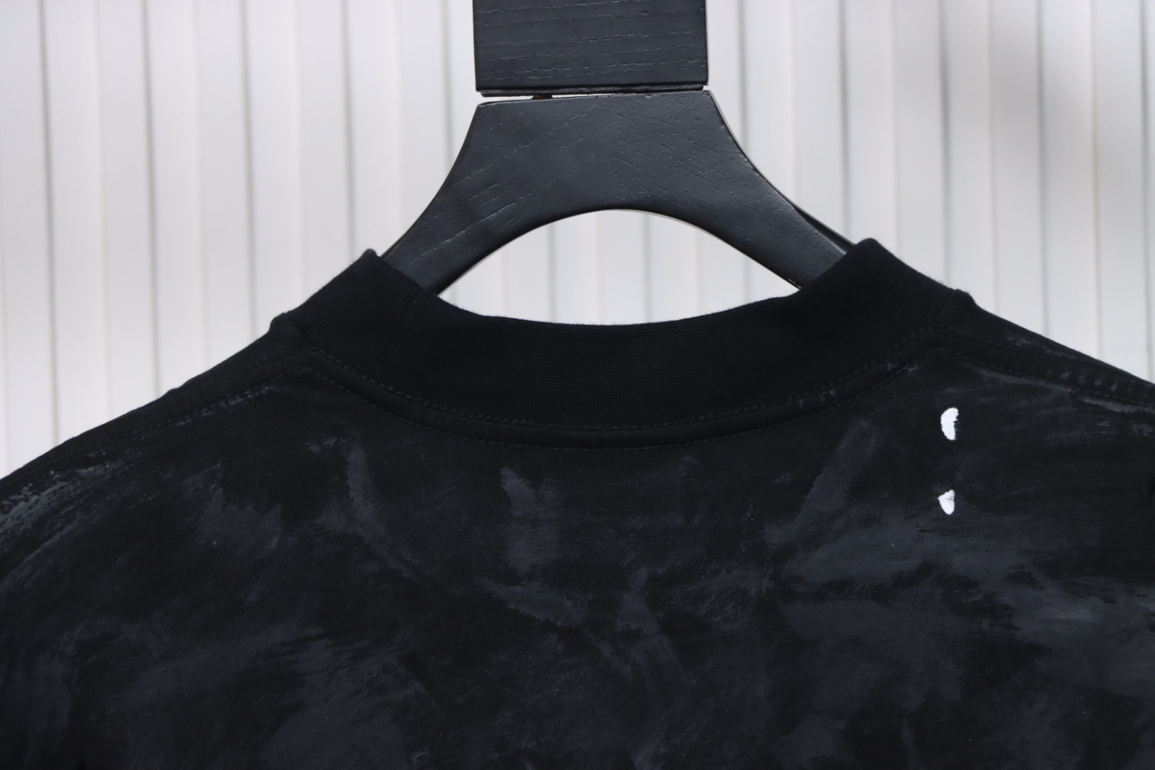 Balenciaga Reflection Moonlight Night Eiffel Tower T-shirt Black