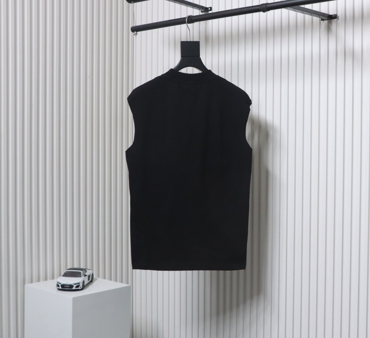 Balenciaga Vintage Lettering Waistcoat Black