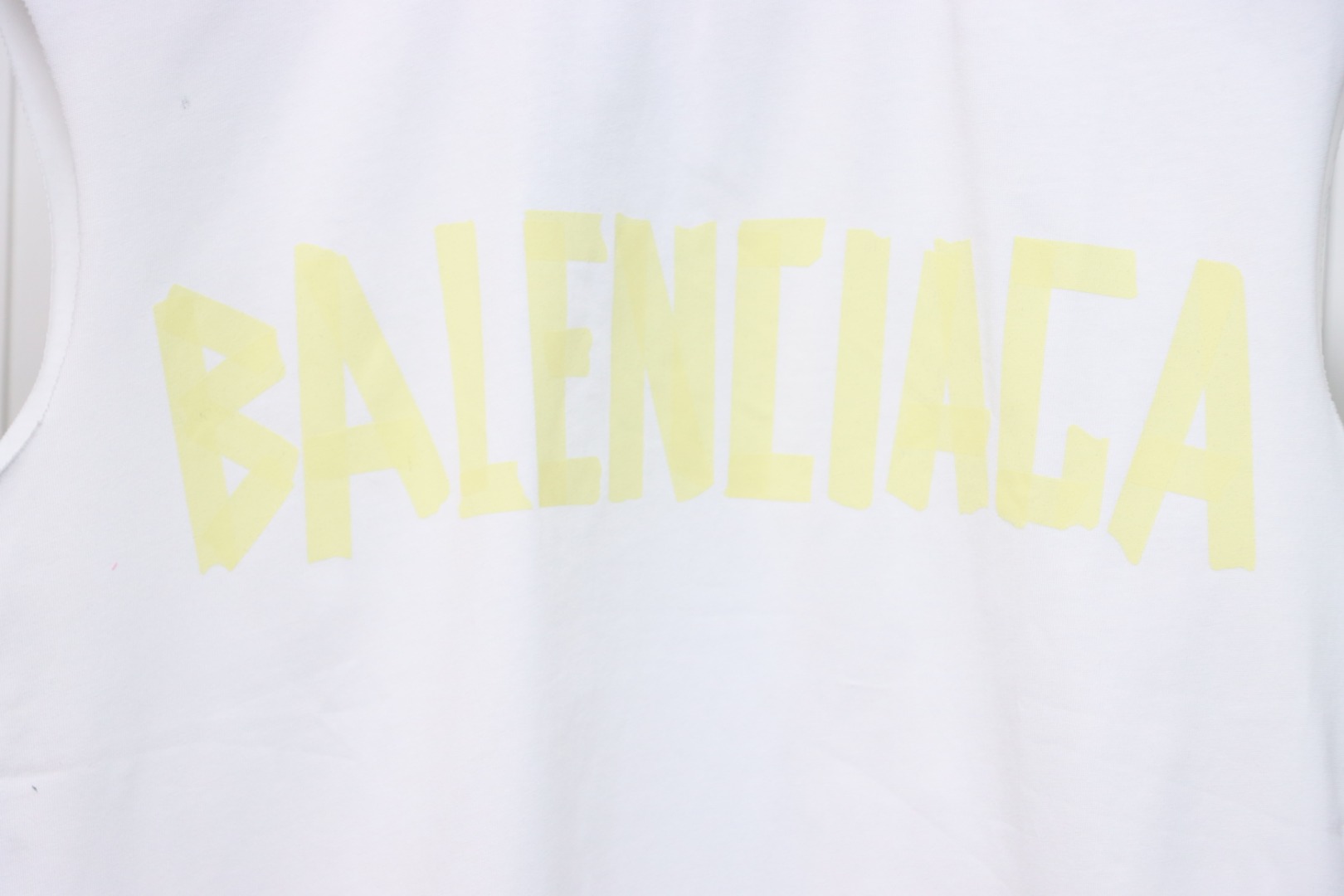 Balenciaga Vintage Lettering Waistcoat White
