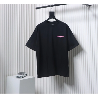 Balenciga Letter Seal Cover Print T-shirt 01