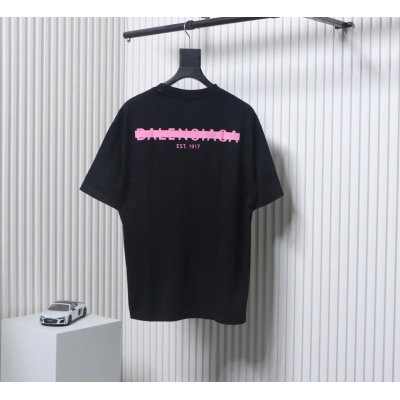 Balenciga Letter Seal Cover Print T-shirt 02