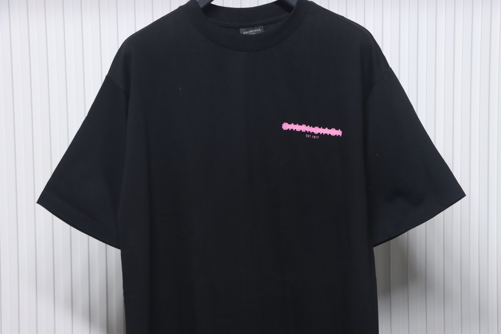 Balenciga Letter Seal Cover Print T-shirt