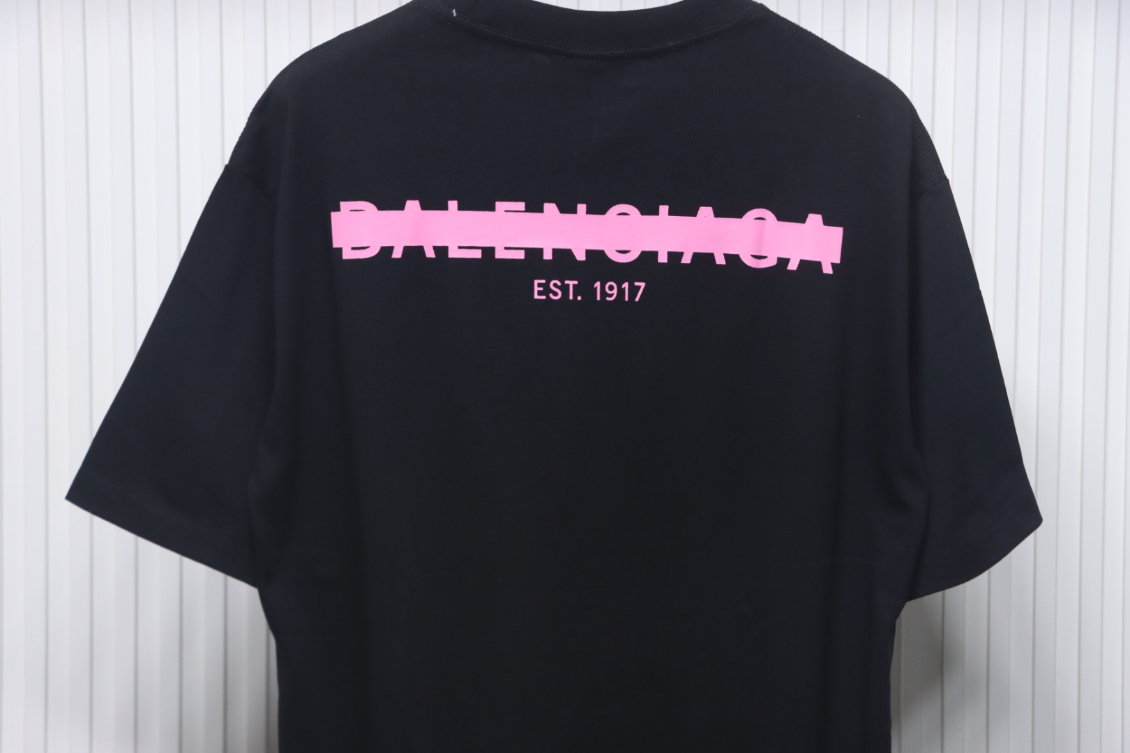 Balenciga Letter Seal Cover Print T-shirt