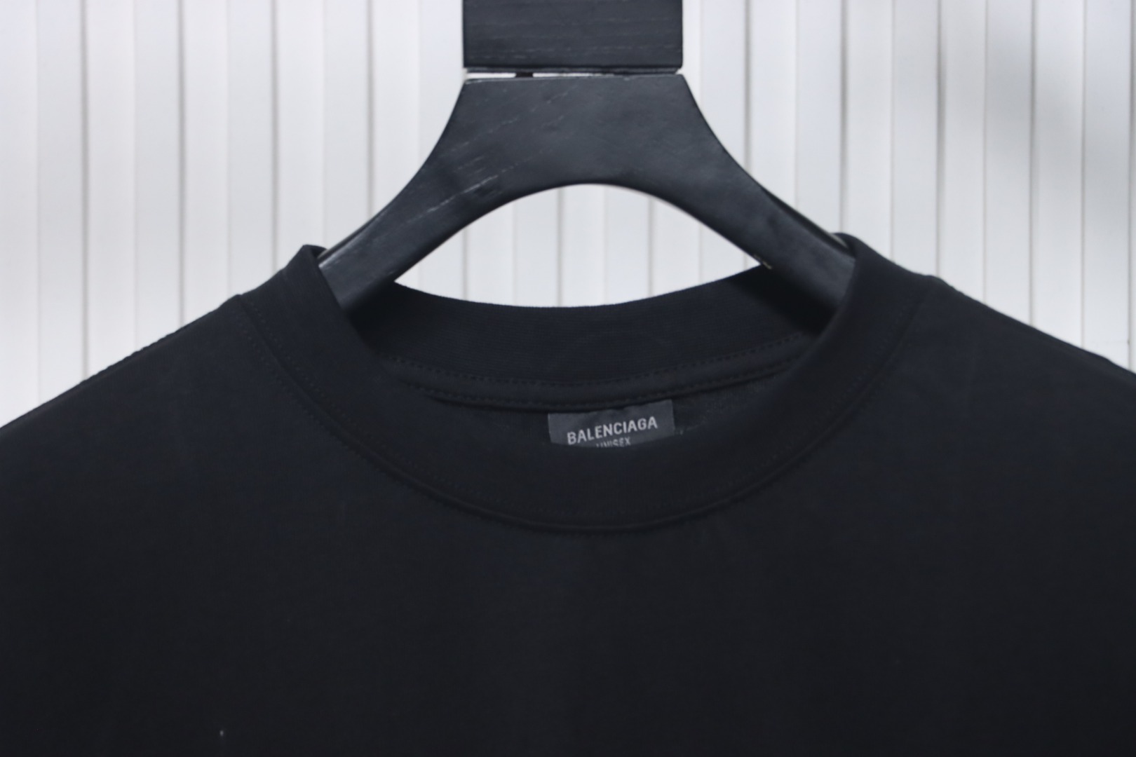 Balenciga Letter Seal Cover Print T-shirt