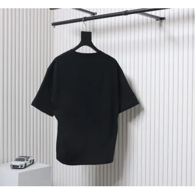 Balenciaga 25ss Print T-shirt Black 02
