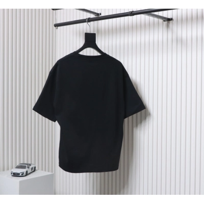 Balenciaga 25ss Print T-shirt Black 02