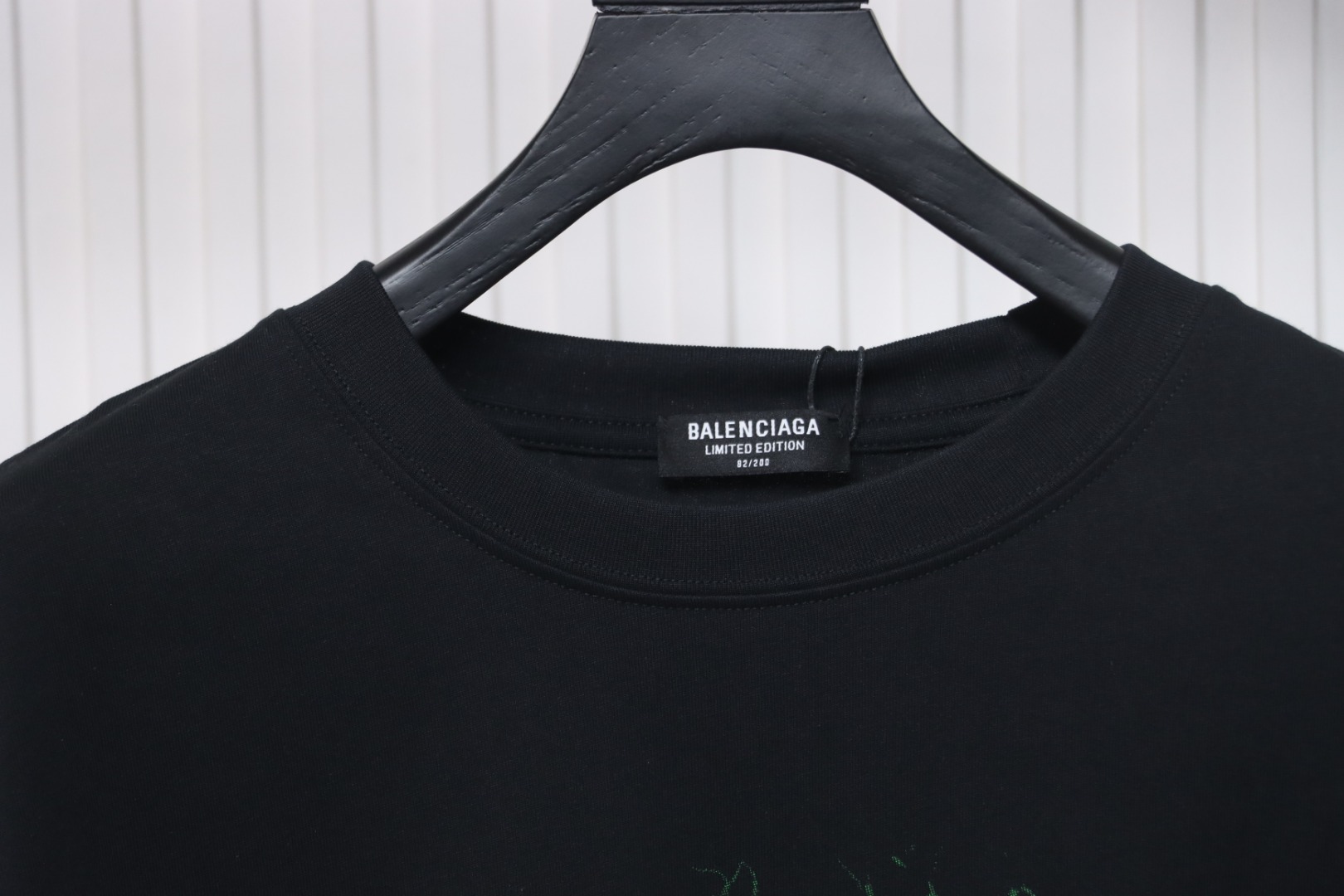 Balenciaga 25ss Print T-shirt Black
