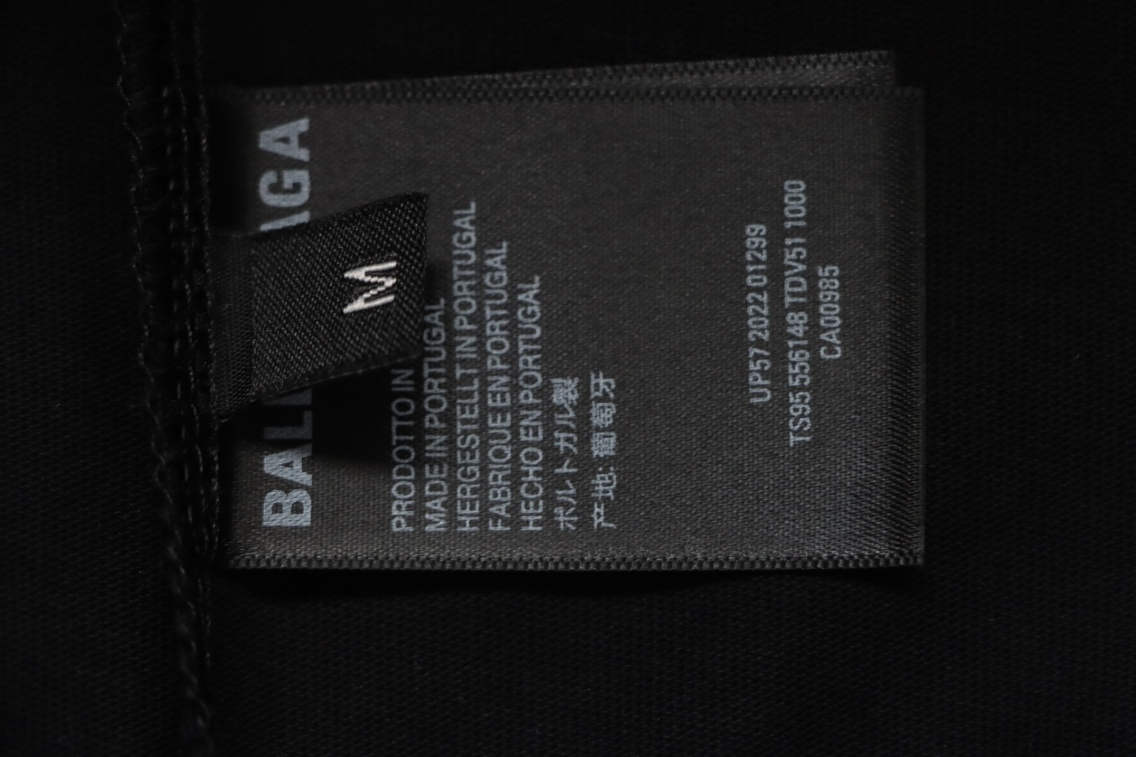 Balenciaga 25ss Print T-shirt Black