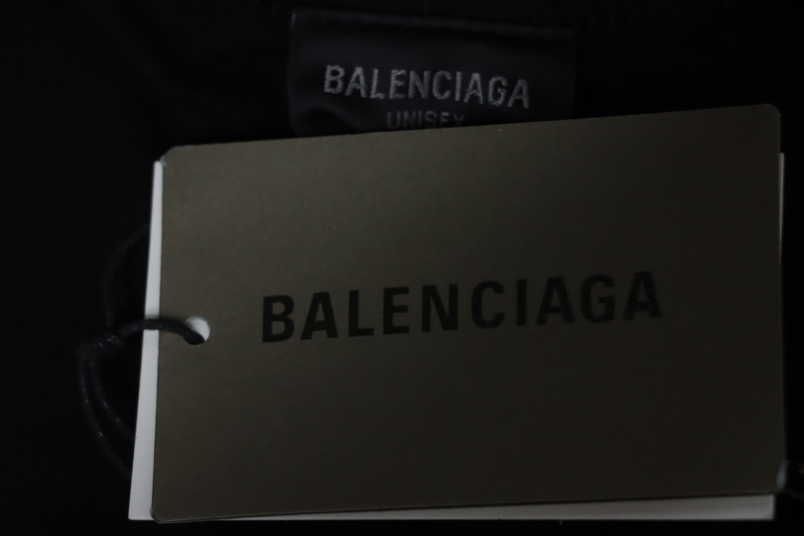 Balenciaga Reverse-wear Castle Print Ripped T-shirt Black