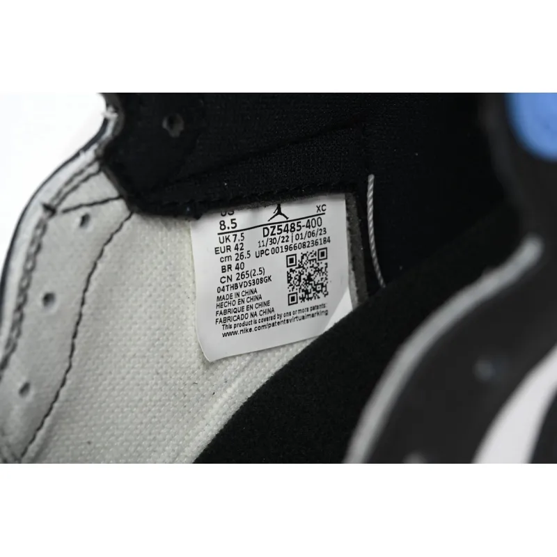 TOP Version Air Jordan 1 High OG UNC Toe DZ5485-400