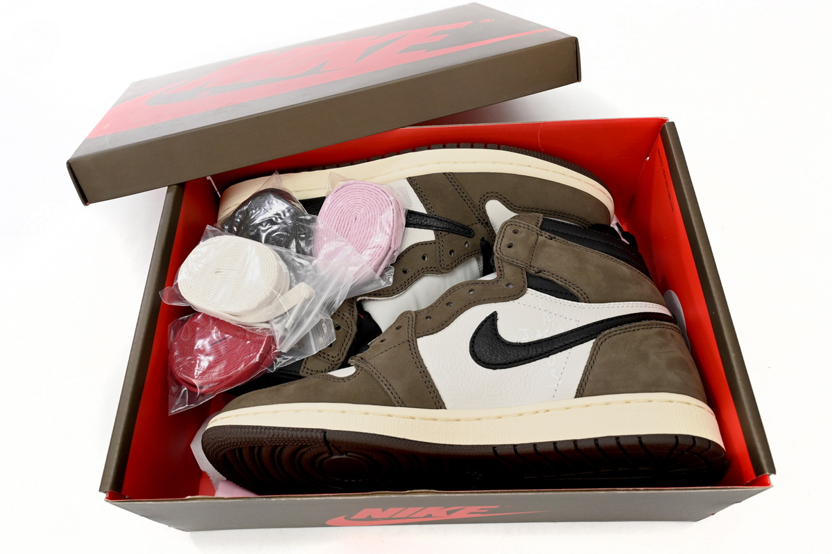  TOP Version Travis Scott x Air Jordan 1 High OG TS SP CD4487-100