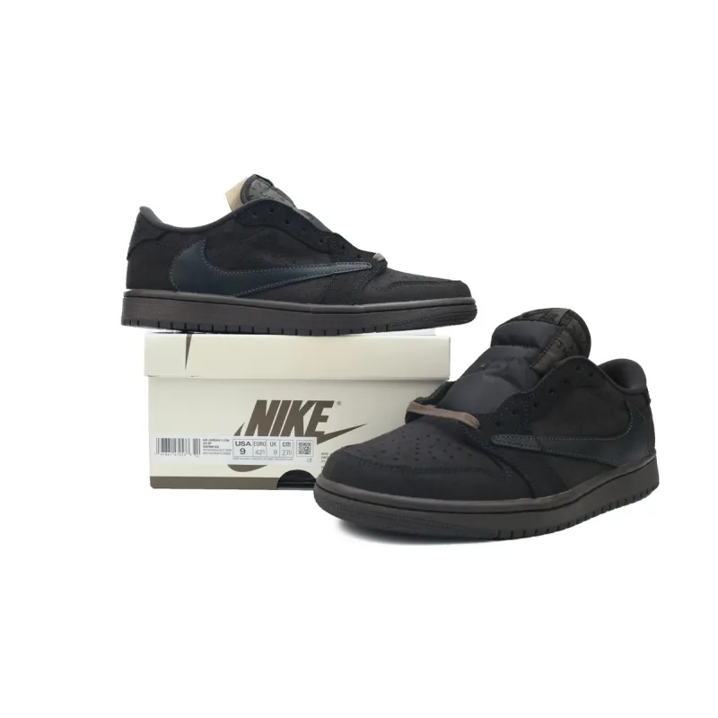 TOP Version Travis Scott x Air Jordan 1 Retro Low OG SP Velvet Brown DM7866-202