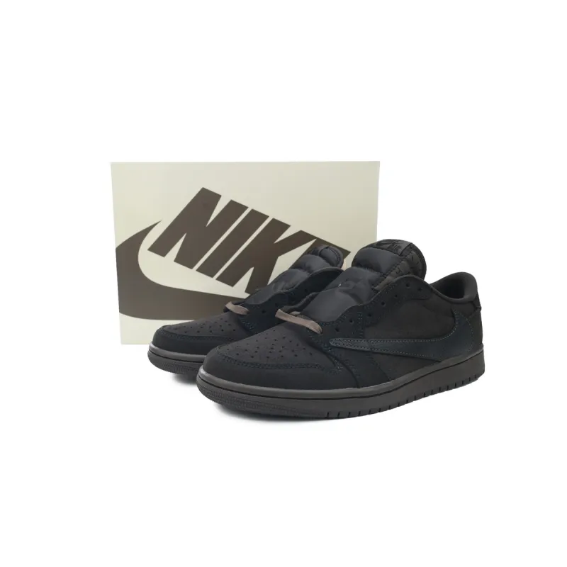 TOP Version Travis Scott x Air Jordan 1 Retro Low OG SP Velvet Brown DM7866-202