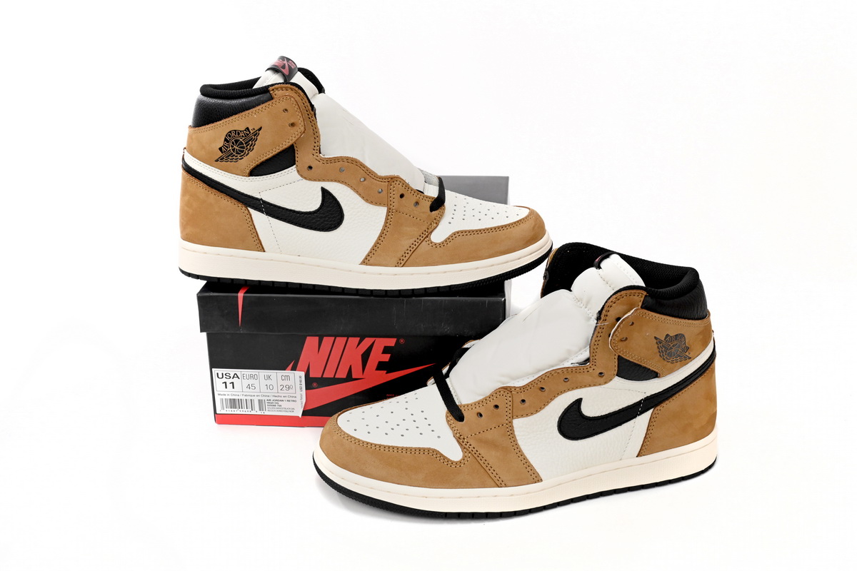 TOP Version Air Jordan 1 Retro High OG Rookie of the Year 555088-700