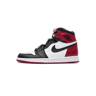 TOP Version Air Jordan 1 High OG Black Toe 555088-125 01