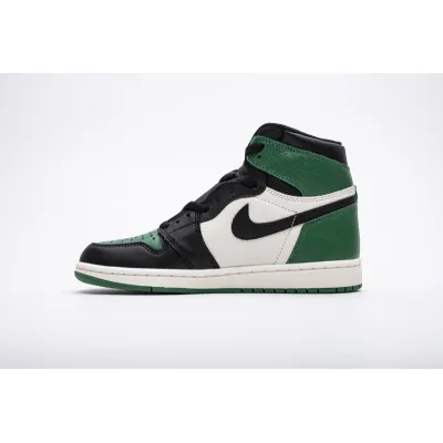 TOP Version Air Jordan 1 High OG Pine Green 555088-302 01