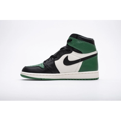 TOP Version Air Jordan 1 High OG Pine Green 555088-302 01