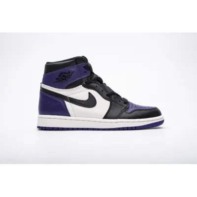 TOP Version Air Jordan 1 OG Hi Retro Court Purple 555088-501 02