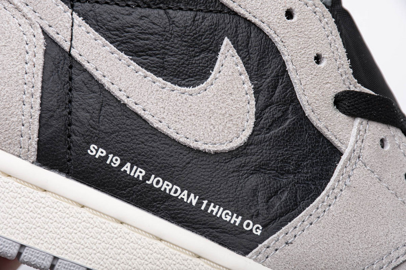 TOP Version Air Jordan 1 OG Hi Retro Neutral Grey 555088-018