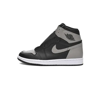 TOP Version Air Jordan 1 Retro High OG Shadow 555088-013 01