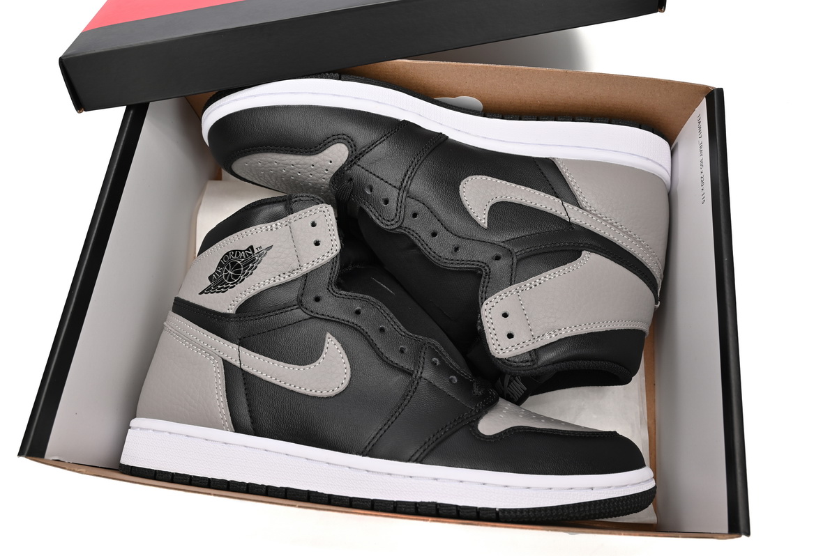 TOP Version Air Jordan 1 Retro High OG Shadow 555088-013