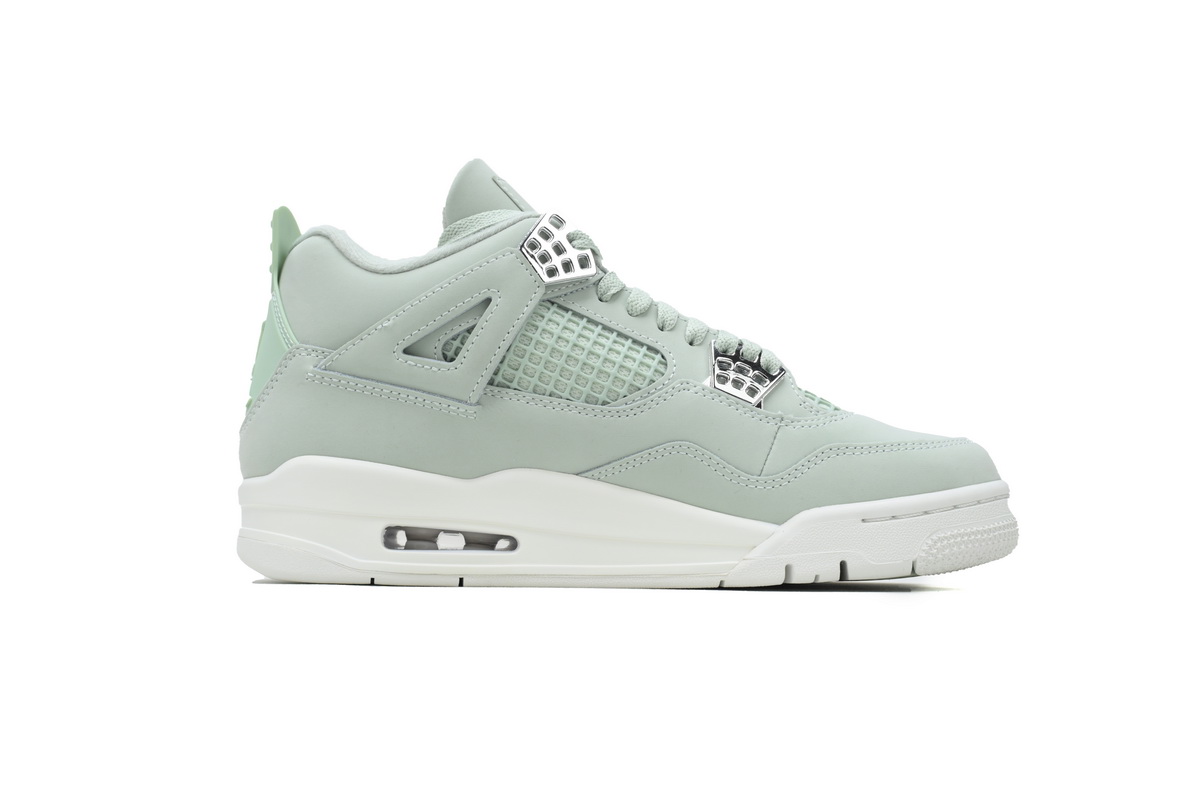 TOP Version Air Jordan 4 Retro Seafoam Sail HV0823-003 