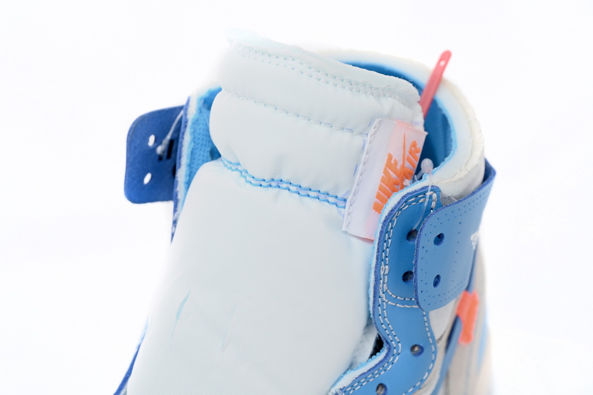 TOP Version Off White x Air Jordan 1 UNC AQ0818-148