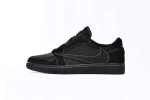 TOP Version Travis Scott x Air Jordan 1 Low OG SP Black Phantom DM7866-0010