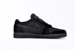 TOP Version Travis Scott x Air Jordan 1 Low OG SP Black Phantom DM7866-0011
