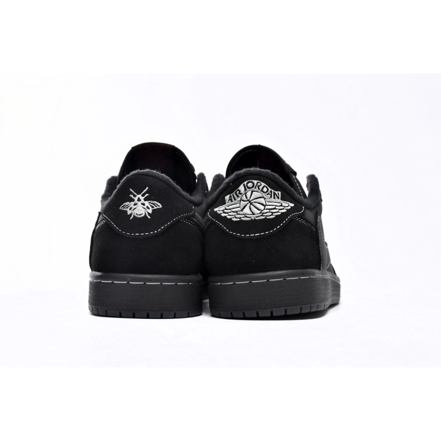 TOP Version Travis Scott x Air Jordan 1 Low OG SP Black Phantom DM7866-001