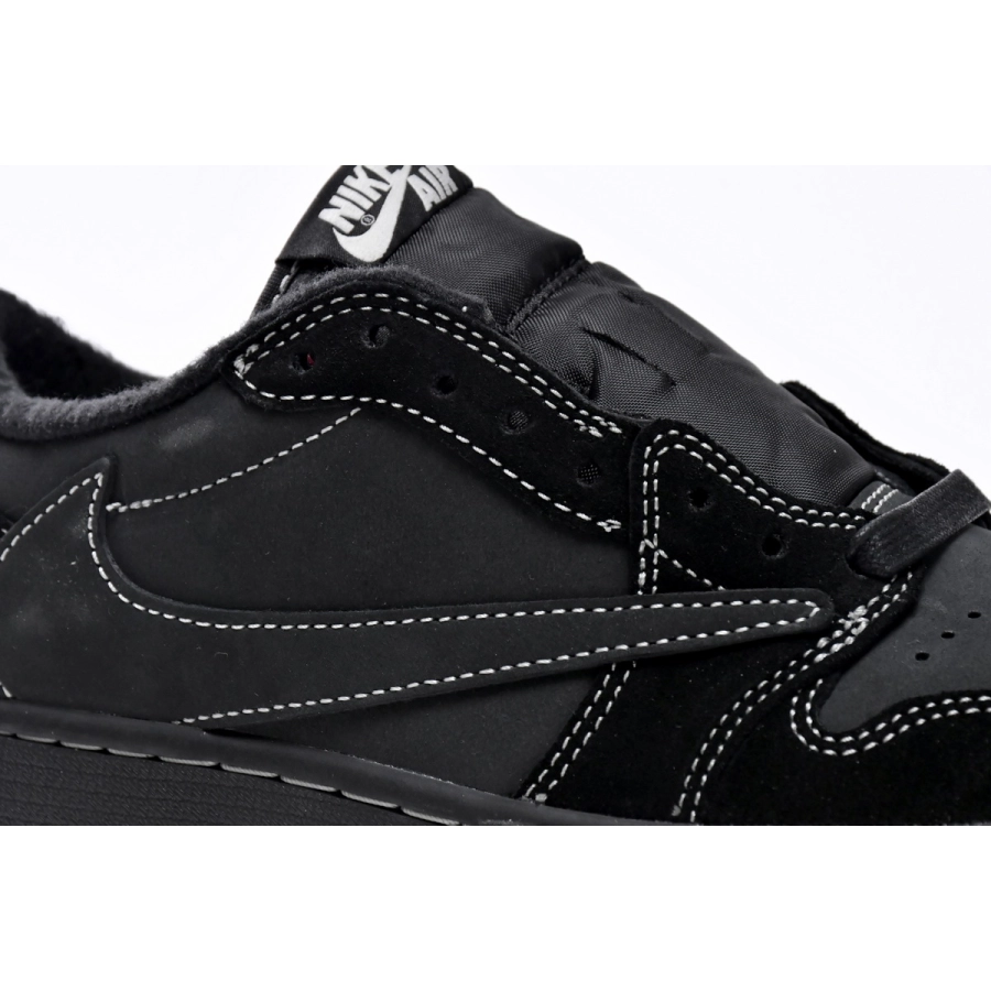 TOP Version Travis Scott x Air Jordan 1 Low OG SP Black Phantom DM7866-001