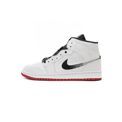 TOP Version Edison Chen x Air Jordan 1 Mid SE Fearless CU2804-100 01