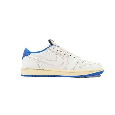 TOP Version Fragment Design x Travis Scott x Air Jordan 1 Retro Low DM7866-104 02