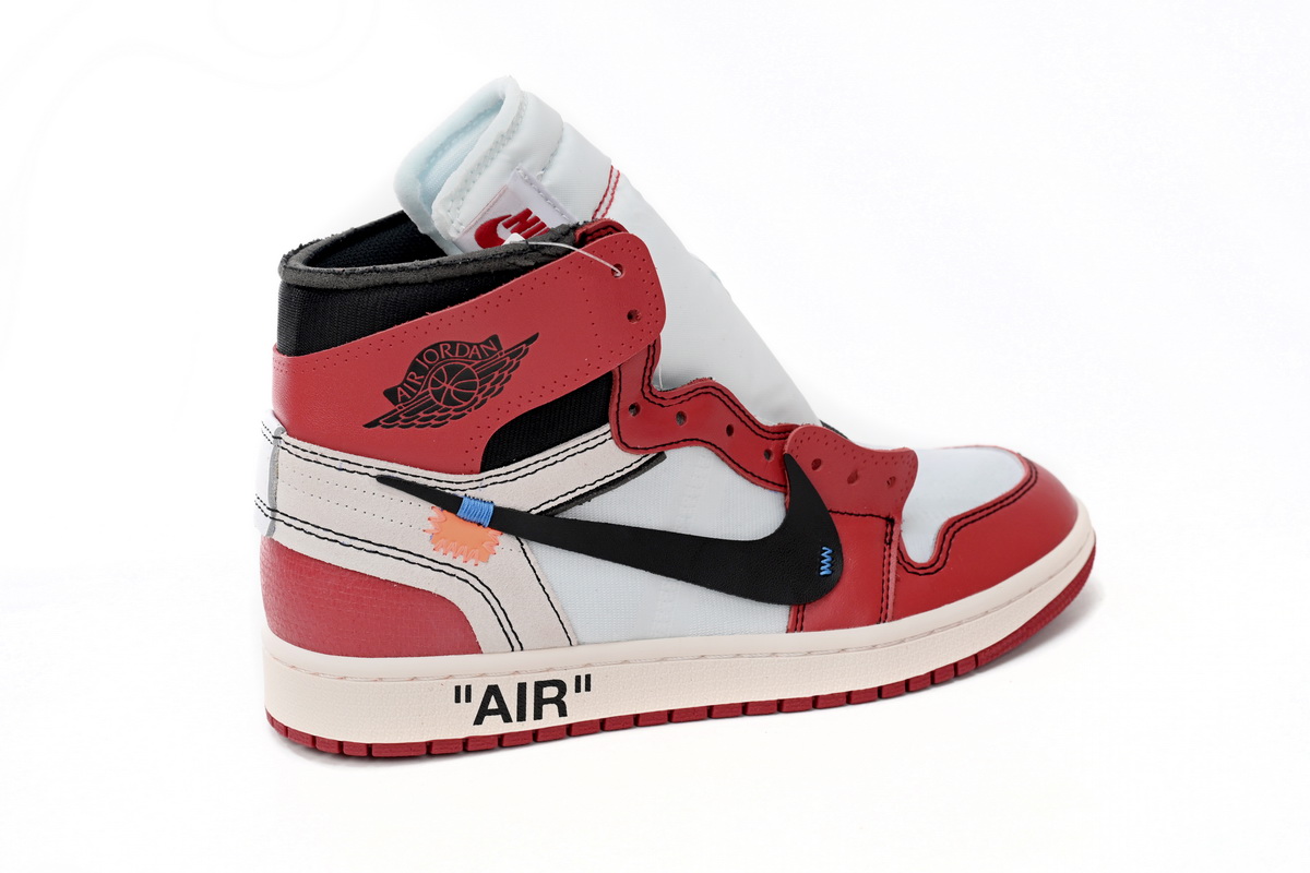 TOP Version OFF-WHITE x Air Jordan 1 High OG 10X Chicago AA3834-101