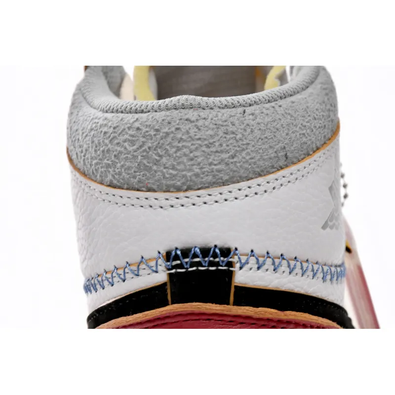 TOP Version Union X Air Jordan 1 OG Hi Retro Black Toe BV1300-106