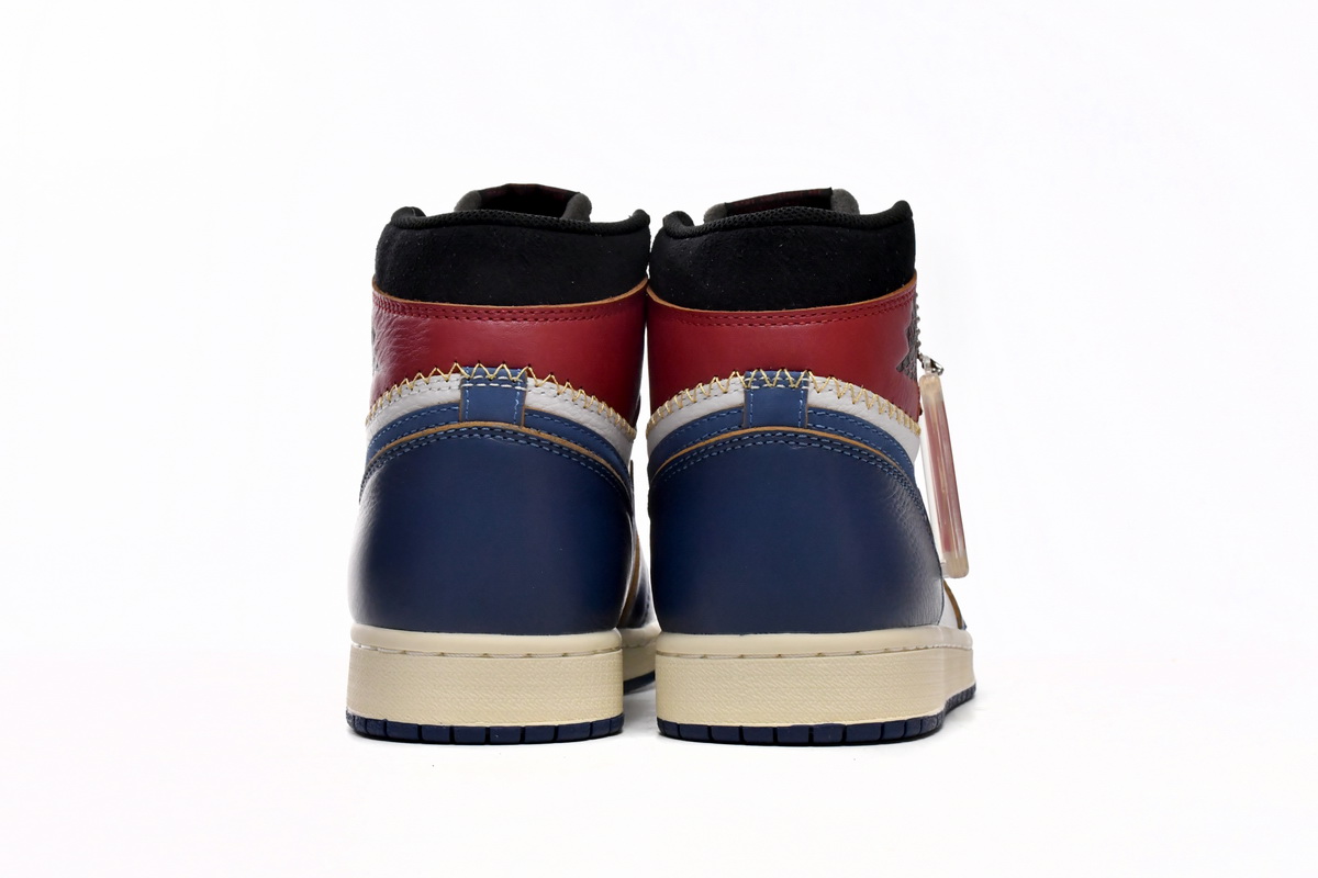 TOP Version Union X Air Jordan 1 OG Hi Retro Blue Toe BV1300-146