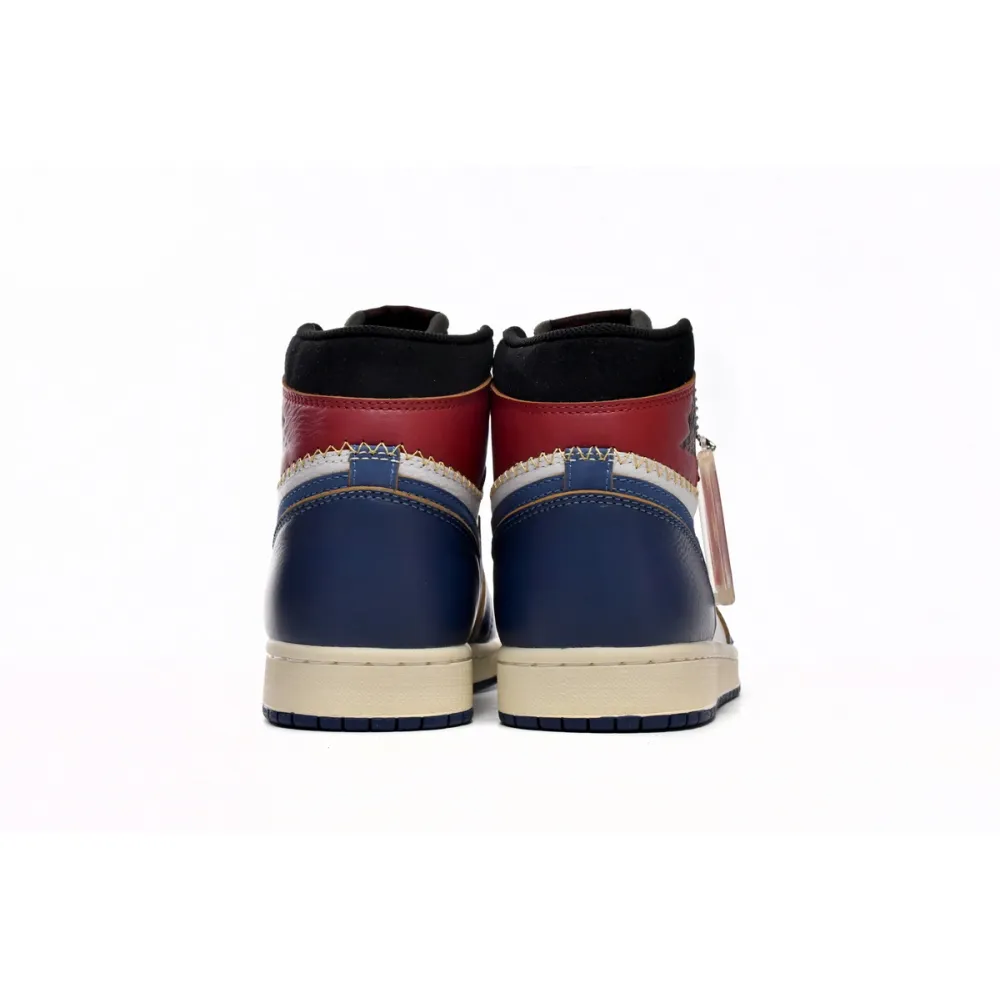 TOP Version Union X Air Jordan 1 OG Hi Retro Blue Toe BV1300-146