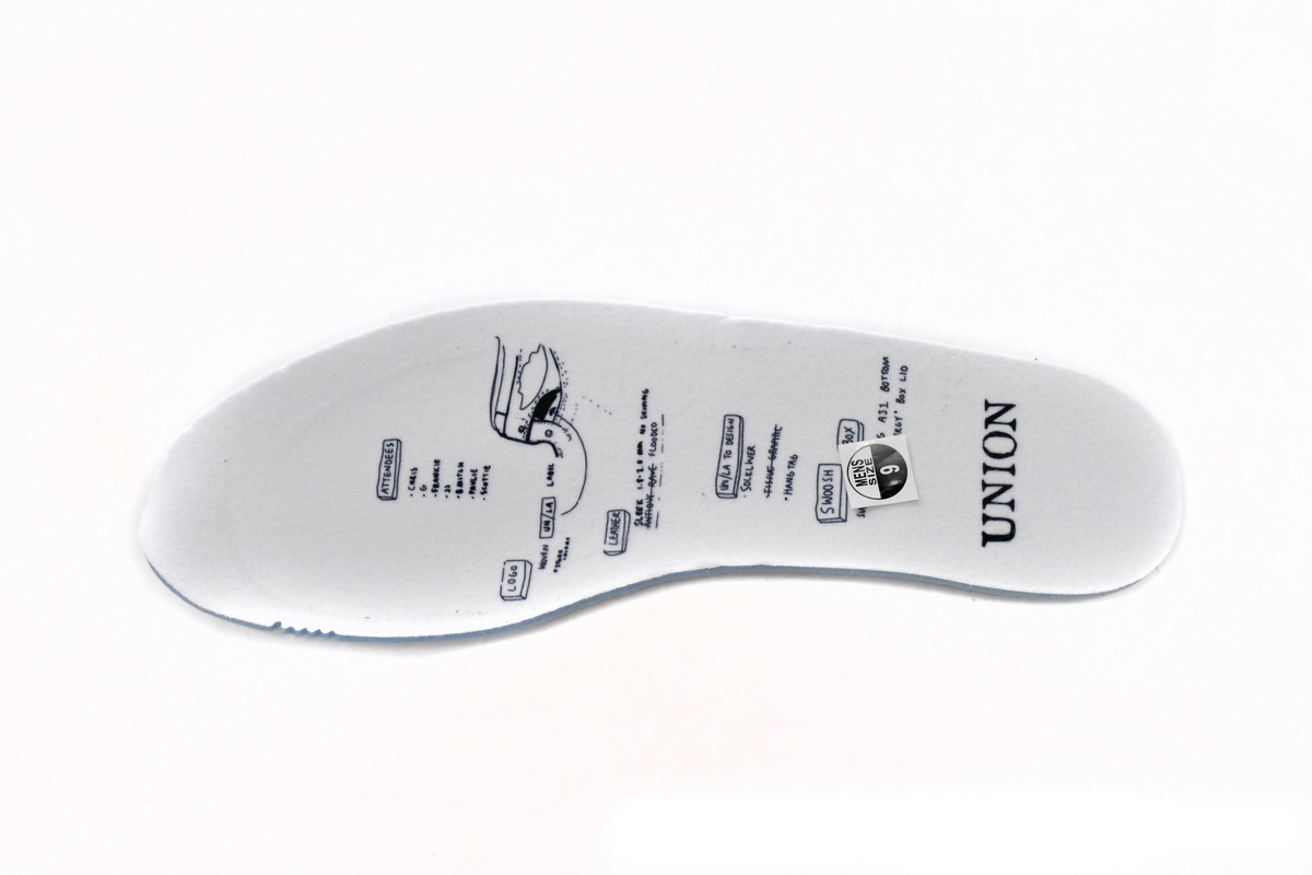 TOP Version Union X Air Jordan 1 OG Hi Retro Blue Toe BV1300-146