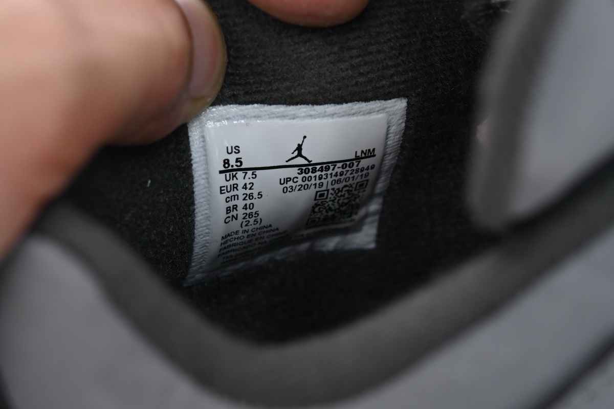 TOP Version  Air Jordan 4 Retro Cool Grey 308497-007 