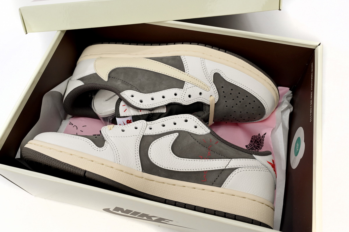 TOP Version Air Jordan 1 Retro Low OG SP Travis Scott Reverse Mocha DM7866-162