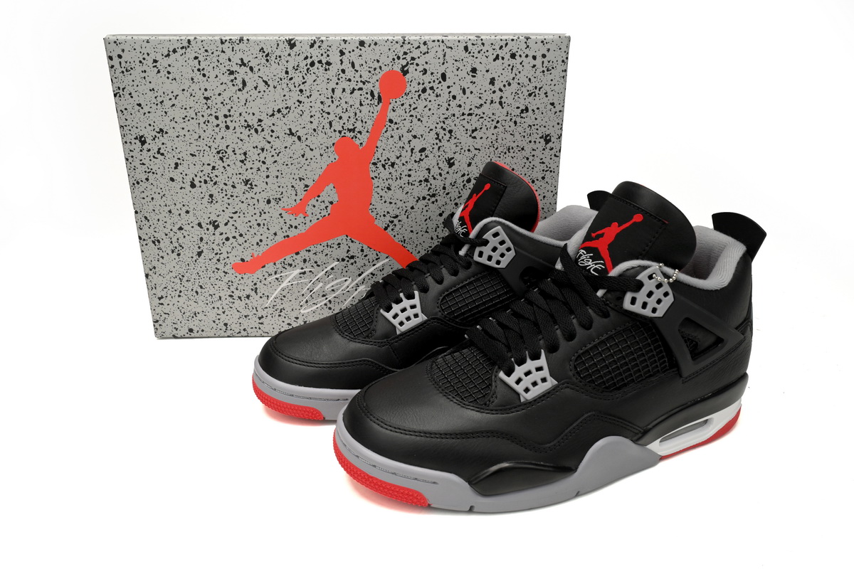 TOP Version Air Jordan 4 Bred Reimagined FV5029-006